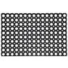 Paillasson caoutchouc 60x40x1,2cm antidérapant entrée