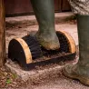 Gratte bottes 4 brosses nylon rigide 23x15cm + repose bien