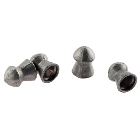Boite de 250 plombs Pro Magnum tête pointue corps lisse cal 4,5mm