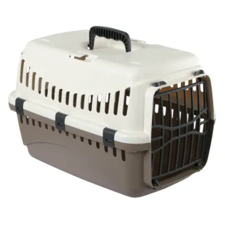 Caisse de transport chat 'Expedion' Gris PVC 45 x 30 x 30 cm