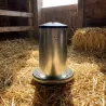Mangeoires volaille à trémie métal 5kg en lot de 10