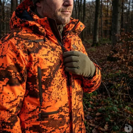 Veste Ridge isolante polyester camo orange S à 5XL