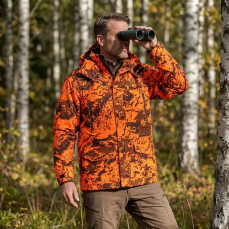 Veste Ridge isolante polyester camo orange S à 5XL