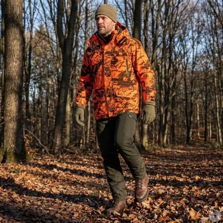 Veste Ridge isolante polyester camo orange S à 5XL