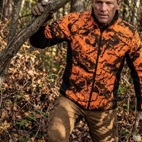 Veste Ridge isolante polyester camo orange S à 5XL
