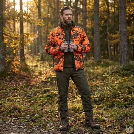 Veste Ridge isolante polyester camo orange S à 5XL