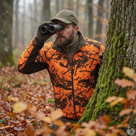Veste Ridge isolante polyester camo orange S à 5XL