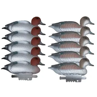 Pack 10 appelants canards siffleurs en plastique résistant