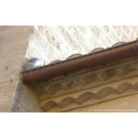 Pics anti-pigeon spécial gouttières acier galvanisé lot de 12