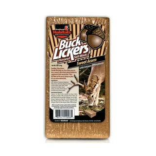 Attractant gibier saveur gland Buck lickers bloc minéral 1.8 kg
