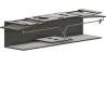 Piège boite à fauve bois 2 entrées ouverture 135x19x24