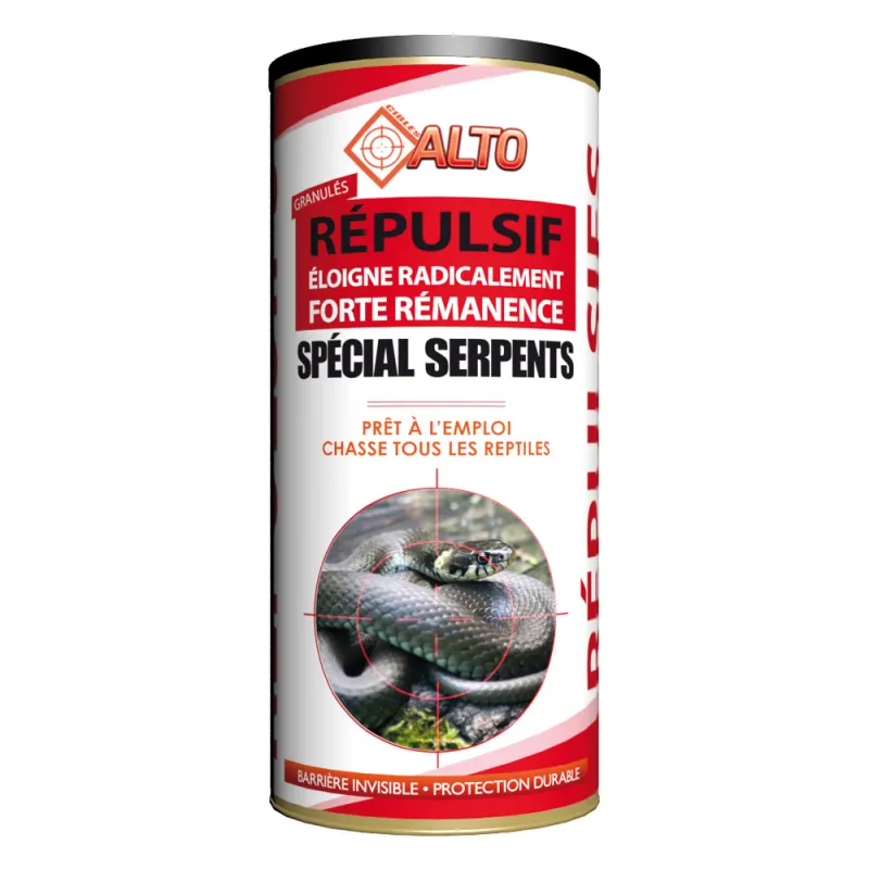 Répulsif serpent granulés 800 g forte rémanence