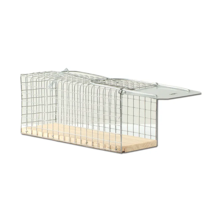 Piège à souris cage 2 entrées dimensions 12 X 5 X 5 cm