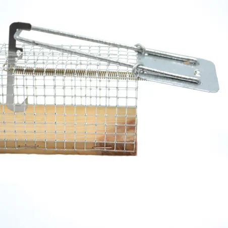 Piège à souris cage 2 entrées dimensions 12 X 5 X 5 cm