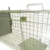 Boîte à fauves pliable 2 entrées maille carrée 160x55x50cm