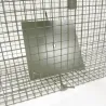 Boîte à fauves pliable 2 entrées maille carrée 160x55x50cm