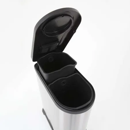 Poubelle à pédale double compartiment 36 L – EKO Viva (20 + 16 L)