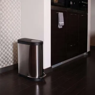 Poubelle à pédale double compartiment 36 L – EKO Viva (20 + 16 L)