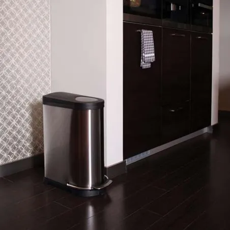 Poubelle à pédale double compartiment 36 L – EKO Viva (20 + 16 L)