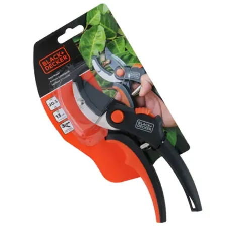 Sécateur Black&Decker® 20cm - Coupe précise et ergonomique