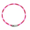 Collier Lumineux Rose Réglable 20-70 cm - Visibilité 500m