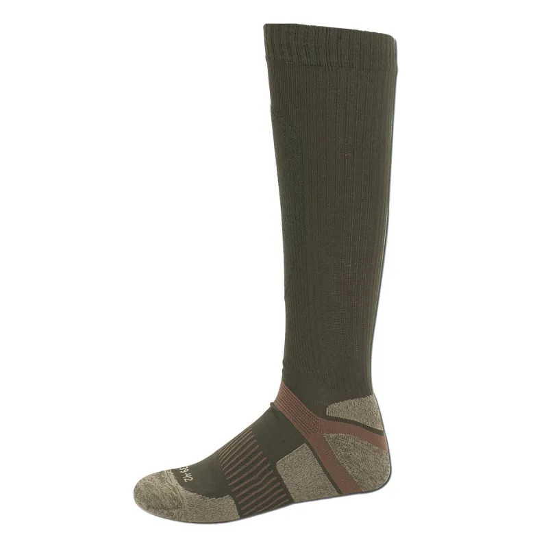 Mi-bas chauds Thermolite® vert - Protection renforcée