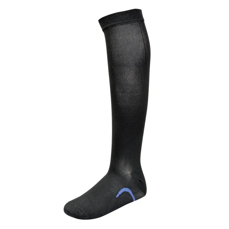 Mi-bas anti-fatigue Noir - Confort et soutien au quotidien