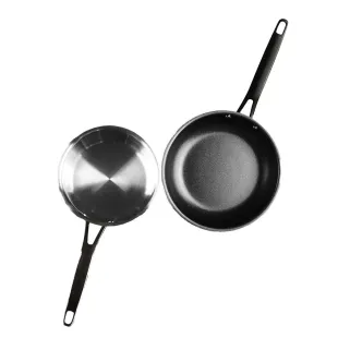 Poêle Origin anti-adhérente en acier inoxydable - Ø24cm - Tous feux et four