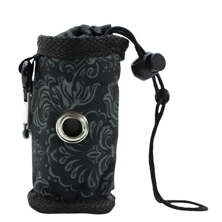 Distributeur de sacs à déchets avec cordon pour promenade - Compact et pratique