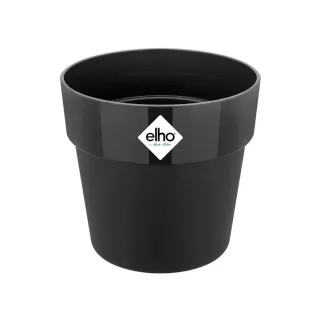 Pot plastique diamètre 22 cm hauteur 20cm noir Elho