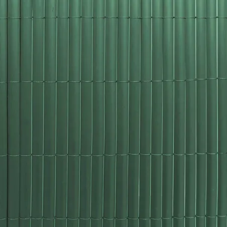 Canisse PVC occultant vert 1,5x5m simple face