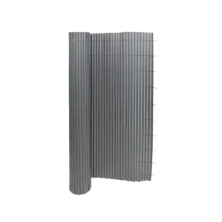 Canisse PVC occultant gris 1,5x3m - Simple face avec kit de fixation