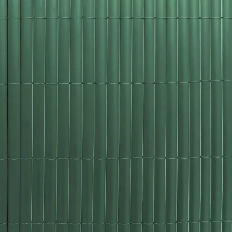 Canisse PVC occultant simple face 1,5x3m vert - Kit fixation inclus