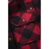 Chemise Polaire Homme Jeff Brandit® - Rouge et Noire - Manches Longues