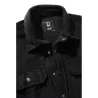 Chemise polaire homme Jeff Brandit® - Manches longues - Noir