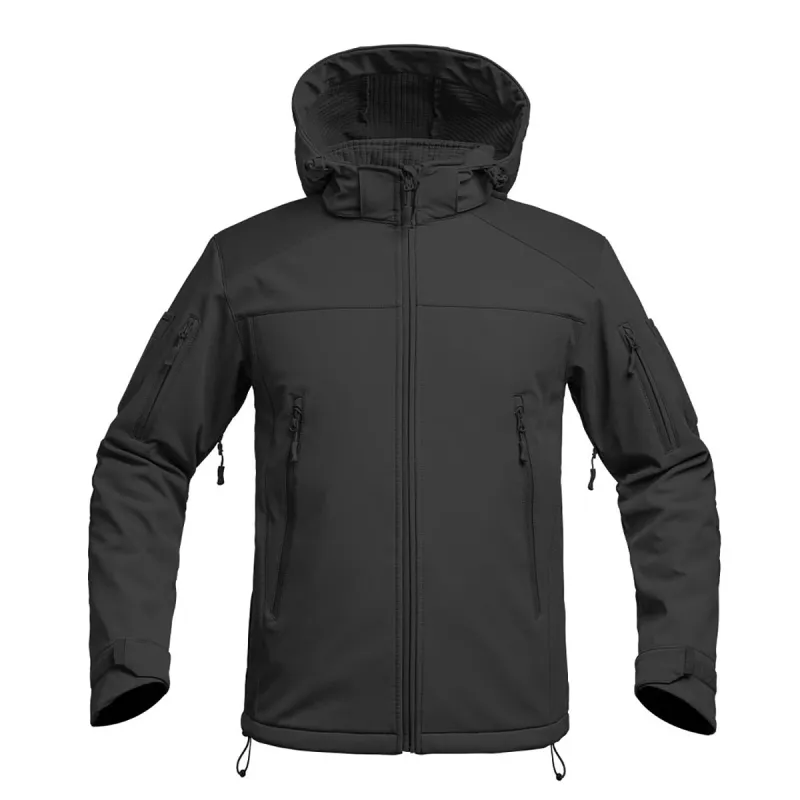 Veste Softshell Fighter A10® Homme Noire - Manches Longues