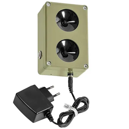 Répulsif électronique CHZ200 sur pied - Ultrasons anti-rongeurs et renards 2000m²