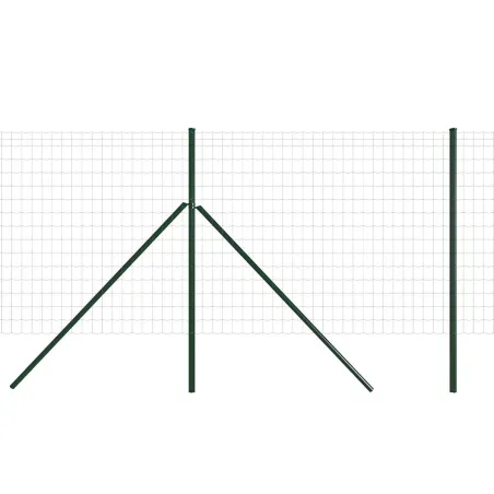 Grillage soudé PVC 1,50m x 20m - Maille 7,5x10cm - Ø2,1mm