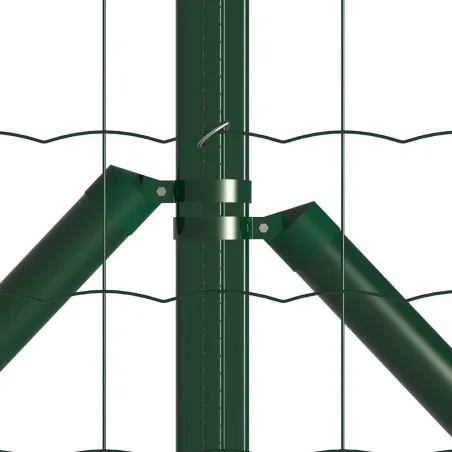 Grillage soudé PVC 1,50m x 20m - Maille 7,5x10cm - Ø2,1mm