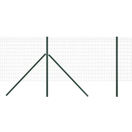 Grillage soudé PVC 1,20m x 20m - Maille 75x100mm - Ø2,1mm