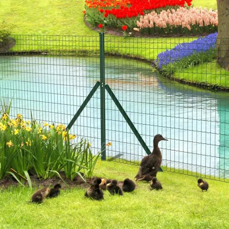 Grillage rouleau 1,20m x 20m - Maille 5x10cm - Fil Ø2,1mm PVC vert