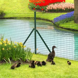 Grillage rouleau 20m x 1,20m - Maille 5x5cm - Fil Ø3mm galvanisé PVC