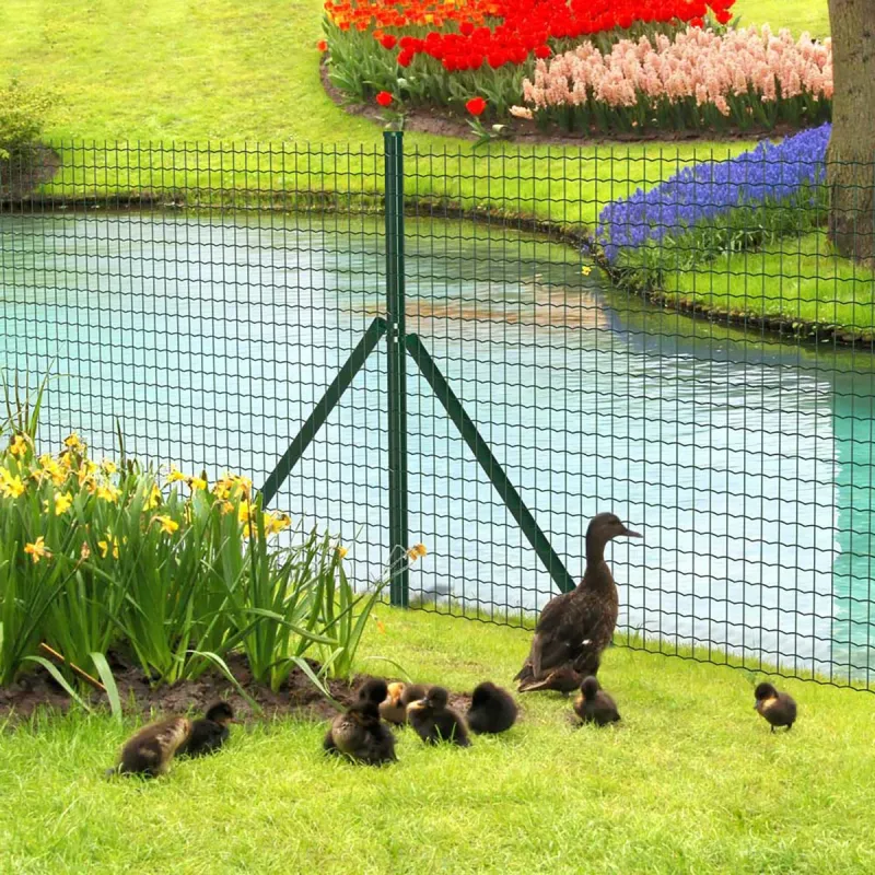 Grillage rouleau 20m x 1,20m - Maille 5x5cm - Fil Ø3mm galvanisé PVC