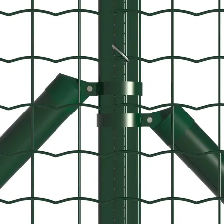 Grillage rouleau 20m x 1,20m - Maille 5x5cm - Fil Ø3mm galvanisé PVC