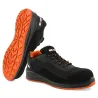 Chaussures de sécurité basses Leno - Homme Noir/Orange - Herock