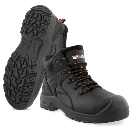 Chaussures de sécurité Talin - Mi-hautes homme en synthétique noir - Herock
