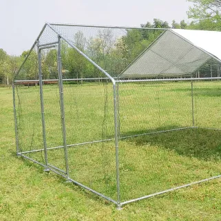 Enclos pour volailles 12m² - Structure galvanisée 4x3x2m