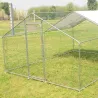 Enclos pour volailles 12m² - Structure galvanisée 4x3x2m