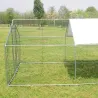 Enclos pour volailles 12m² - Structure galvanisée 4x3x2m