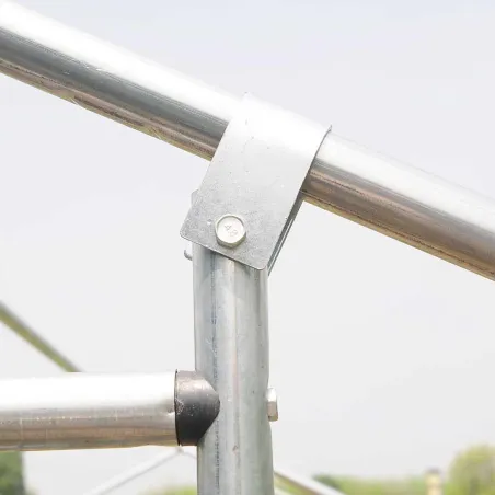 Enclos pour volailles 12m² - Structure galvanisée 4x3x2m